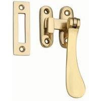 Wickes Brass Reversible Window Casement Fastener - 90mm