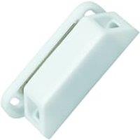 Wickes White Magnetic Cupboard Catch - Large
