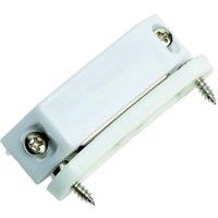 Wickes White Magnetic Cupboard Catch - Pack of 2