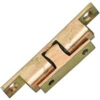 Wickes Brass Double Ball Catch - 51mm - Pack of 2