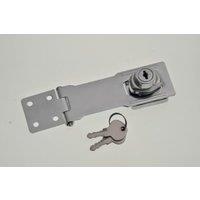 Wickes Locking Gate Hasp - Galvanised 117mm