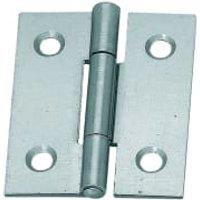 Wickes Steel Butt Hinge - 38mm - Pack of 2