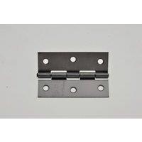 Wickes Steel Butt Hinge - 63mm - Pack of 2