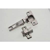 Wickes Concealed 90 Nickel Plated Slide On Hinge - 35mm - Pack of 2
