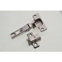 Wickes Concealed 95 Nickel Plated Slide On Hinge - 35mm - Pack of 6