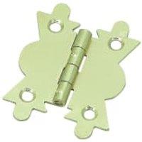 Wickes Brass Butterfly Cabinet Hinge - 51mm - Pack of 2