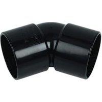 FloPlast WS19B Black Solvent Weld Waste 135 Bend - 40mm
