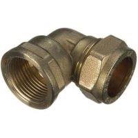 Primaflow Brass Compression Female Elbow - 19 x 22mm