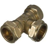 Primaflow Brass Compression Equal Tee 15mm - Pack of 5