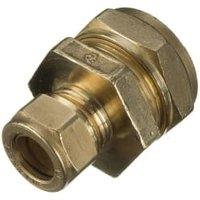 Primaflow Brass Compression Reducer Coupling - 15 x 12mm