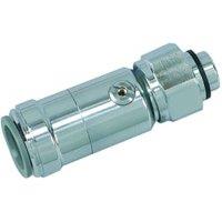 JG Speedfit 15PTSVP Chrome Service Valve with Tap Connector - 15mm