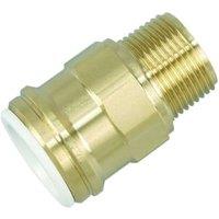 JG Speedfit 22MC(3/4)P Brass Male Coupler - 22 x 19mm