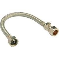 Primaflow Flexible Compression Tap Connector With Isolating Valve - 22 X 19 X 500mm
