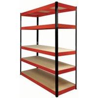 Rb Boss Shelf Kit 5 Wood Shelves - 1800 x 1600 x 600mm 250kg Udl