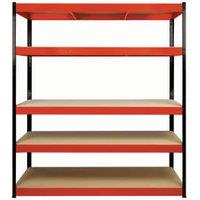 Rb Boss Shelf Kit 5 Wood Shelves - 1800 x 900 x 300mm 250kg Udl