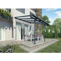 Palram Canopia Sierra Grey Polycarbonate Patio Cover - 6190 x 2950mm