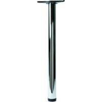 Rothley Chrome Interior Table Leg - 60 x 710mm