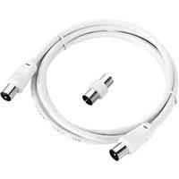 Ross TV Coaxial Cable with Male to Male Coupler - 3m