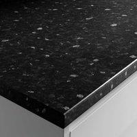 Wickes Laminate Black Slate Effect Worktop - 600 x 38 x 3000mm