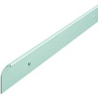 Wickes 38mm Worktop End Cap Trim - Silver