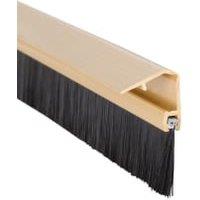 Wickes Concealed Fixing Door Brush Draught Excluder - 838mm - Gold