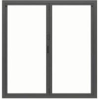 JCI Aluminium Left Opening Grey Bi-Fold Door - 1790mm