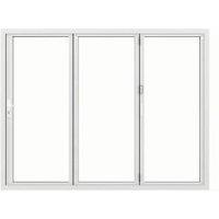 JCI Aluminium Left Opening White Bi-Fold Door - 2090mm