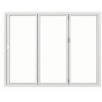 JCI Aluminium Left Opening White Bi-Fold Door - 2690mm