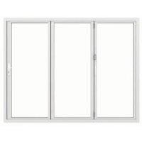 JCI Aluminium Left Opening White Bi-Fold Door - 2990mm