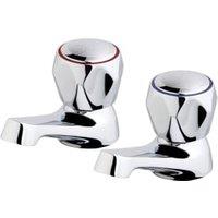 Wickes Trade Chrome Basin Taps