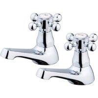 Wickes Classic Chrome Basin Taps