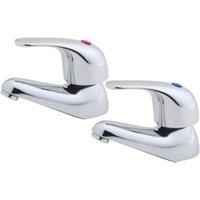 Wickes Rhine Chrome Basin Taps