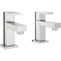 Wickes Kubic Chrome Basin Taps