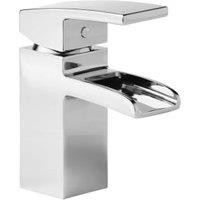 Wickes Waterfall Mono Basin Mixer Tap - Chrome