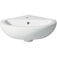 Wickes Newport 1 Tap Hole Corner Basin - 450mm