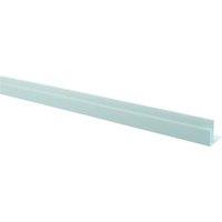 Wickes White PVCu Bottom Edge Cladding Trim - 2500mm