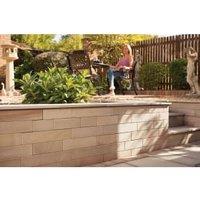 Marshalls Fairstone Sawn Versuro Smooth Golden Sand Walling Stone - 3m2