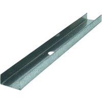 Knauf Galvanised Metal U Channel - 0.55 x 52mm x 3m