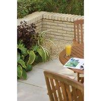 Marshalls Marshalite Textured Pitch Faced Buff Walling Stone - 440 x 100 x 140mm - Pack of 90