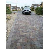 Marshalls Drivesett Natrale Textured Slate Block Paving - 120 x 160 x 50mm - Pack of 540