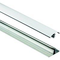 Wickes White Universal Glazing Bar for Polycarbonate Sheets - 2.5m