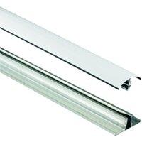 Wickes White Universal Glazing Bar for Polycarbonate Sheets - 3m