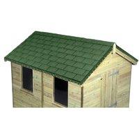 Onduline Bardoline Green Square Roofing Shingles - 2m2 - Pack of 14
