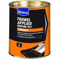 Wickes Trowel On Roofing Felt Adhesive - 5L