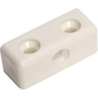 Wickes White Plastic Fixit Block - Pack of 24