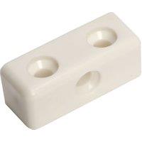 Wickes White Plastic Fixit Block - Pack of 100