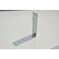 Wickes 63mm Zinc Angle Bracket - Pack of 4
