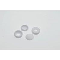 Wickes White Plastic Screw Cover Caps - Pack of 100