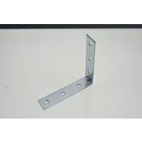 Wickes 102mm Zinc Plated Angle Bracket - Pack of 4
