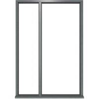 JCI Ultimate Grey Door Frame with Single Side Light - 2079 x 1430mm